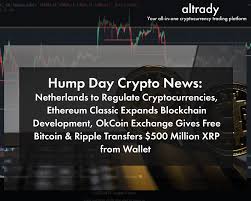 Though cryptocurrency has found its way into mainstream discussion, major skepticism remains. Hump Day Crypto News Netherlands To Regulate Cryptocurrencies Ethereum Classic Expands Blockchain Development Okcoin Exchange Gives Free Bitcoin Ripple Transfers 500 Million Xrp From Wallet By Crypto Base Scanner Medium