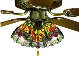 Harbor breeze ceiling fan replacement glass globes. Hanginghead Dragonfly Tiffany Stained Glass Ceiling Fan 52 Inches Width Buy Online In El Salvador At Elsalvador Desertcart Com Productid 6197940