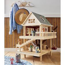 Wooden Treehouse Play Set Reviews Crate And Barrel Woodland Bedroom Kids Camping Theme Bedroom Doll House Plans