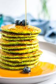 Chopped dried cherries or cranberries are also good choices in place of the optional blueberries or currants. Healthy Spinach Oatmeal Pancake Recipe The Schmidty Wife