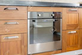 kitchen cabinets with metal handles and