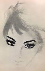 Talika Eyelash Cream Ad Detail 1959 Vintage Cosmetics Art Art Design