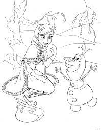 Choose the coloring page of frozrn 2 you want to paint, print and paint for your enjoyment. Elsa And Olaf Frozen Disney Coloring Pages Printable