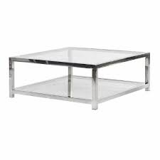 Large Terano Contemporary Metal And Glass Top Square Coffee Table Square Glass Coffee Table Coffee Table Low Coffee Table