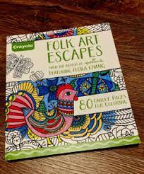 , *the complete book of posesfor artists is the perfect resource for artists of all skill levels.*the human figur. Crayola Adult Coloring Book Folk Art Escapes Coloring Pages Ebay