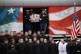 Bush will also be honored with a state funeral at the national cathedral in washington. In Pictures Former Us President George H W Bush S Casket Arrives By Train To Final Resting Place Photos News Top Stories The Straits Times