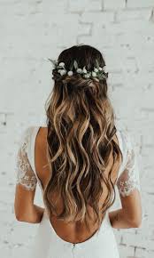 Modern Romantic Unique Bridal Boutique A Be Bridal Shop In 2020 Wedding Hair Down Updo Hairdos Long Hair Styles
