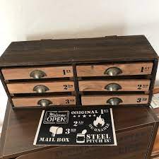 100均リメイクdiy アンティーク風小引き出し 小引き出し インテリア 収納 100均 diy インテリア