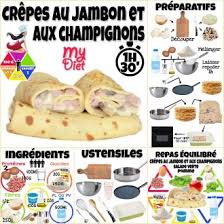 Crepes Au Jambon Et Aux Champignons En 2020 Recettes De Cuisine Recette Idee Recette Minceur