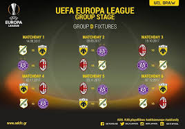 Uefa europa league tv schedule, dates, times, bracket, live stream: Aek S Schedule In The Europa League Agonasport Com