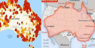 Argentina u23 mexico u23 vs. Maps Show Australia S Massive Wildfires Compared To Size Of United States
