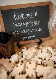 A wedding puzzle guest book is an alternative wedding idea that combines creativity with the whimsical world of wood jigsaw puzzles. 10 Creative Wedding Guest Book Ideas That Will Actually Get Signed