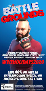 By progressing through the mycareer campaign in wwe 2k20, you can unlock various new content. 2k Battlegrounds Locker Codes How To Redeem Code For Edge Totally Awesome Pre Order Pack Wwe 2k Battlegrounds Youtube Find The Newest 2k Locker Codes For Free Players Packs And