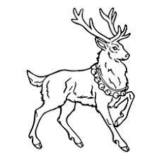 The sound off hooves on the roof. Top 20 Free Printable Reindeer Coloring Pages Online