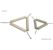 Crucible Triangle Clay Pipes, 575-Mm