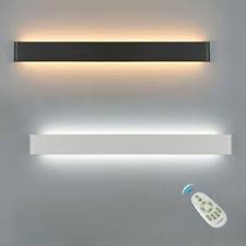 Led Wall Lamp Dimmable 2 4g Rf Remote Control Modern Bedroom Beside Wall Light Ebay