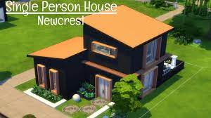 Single Person House The Sims 4 Speed Build No Cc Youtube Sims 4 House Design Sims Single Person