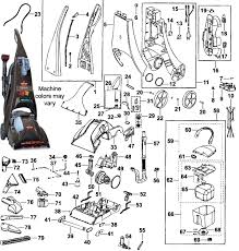 Manual Bissell Proheat Pet Parts Diagram Bissell 1698 Powersteamer Proheat Deep Cleaner Parts Sale Save Up To 25