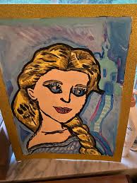 Emily's Arts 2024 art drive! These are almost off the items she received.  She received a box of wonderful supplies before this drive and they are  already categorized and marked with either