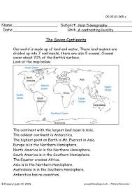 The Seven Continents Worksheet Geography Worksheets Social Studies Worksheets Continents