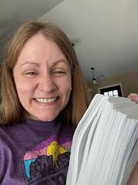 I'm pretty sure this stack of papers is the hardest I've ever worked