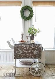 It can be used for several different this is a great tea cart that you'll use to serve your guests as well as decorate your home. Tea Cart Modern Makeover Knockoffdecor Com