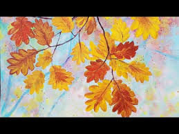Maybe you would like to learn more about one of these? Easy Autumn Leaves Acrylic Painting Live Tutorial Youtube