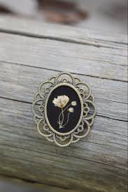 Check spelling or type a new query. Pressed Flower Brooch Real Flower Pin Pressed Flower Etsy In 2021 Brooch Black Bronze Pressed Flowers