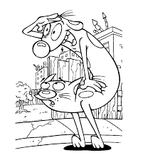 Fight evil and save the land of ooo! Catdog Coloring Pages Books 100 Free And Printable