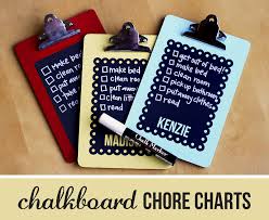 Chalkboard Chore Charts Eighteen25