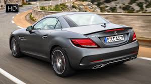 Turbo charged engine, leather seats, rear view camera, front seat heaters, skylight (s), auxiliary audio input. 2017 Mercedes Benz Slc 300 Designo Cerussite Grey Magno Engine Sound Test Drive Hd Youtube