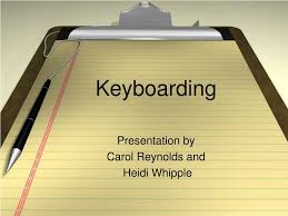 Sobald sie word öffnen, werden ihnen einige vorlagen zu unterschiedlichen dokumenten angezeigt. Ppt Keyboarding Powerpoint Presentation Free Download Id 448661