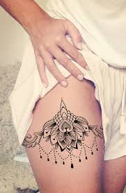 Tribal art is the first choice for thigh tattoo mainly because of its wide design and thick black ink. 20 Sexy Thigh Tattoos For Women In 2021 The Trend Spotter