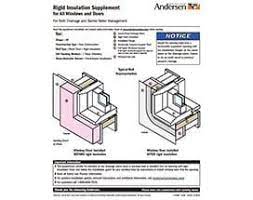 Available in variety of styles and colors. Installation Instructions For Andersen Windows Doors