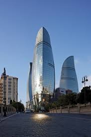 Located at the crossroads of eastern europe and western asia. Flame Towers Baku Azerbaijan Schuco Reference Project Azerbaijan Travel Baku City Baku Azerbaijan