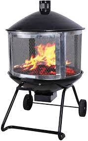 This fire pit table makes a perfect centerpiece for entertaining guests. Porcelain Fire Pit 28 Shop Outdoor Cooking Grill Items At Low Price Lifeandhome Com