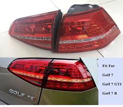Golf Mk7 Gti 7 Flowing Light Rear Lamp Sets Led Tail Lights Shooting Star Styling Style Fit Vw Golf Gti R Led Tail Lights Lamp Sets Tail Light