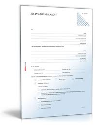 Nicht immer kann man diese zeit einplanen und aufbringen. Kfz Zulassungsvollmacht Muster Zum Download Formblitz