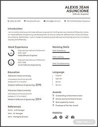 Accenture software engineering team lead resume. Free Resume Cv For Software Engineer Fresher Template Word Psd Indesign Apple Pages Illustrator Publisher Software Engineer Engineering Resume Templates Resume Software