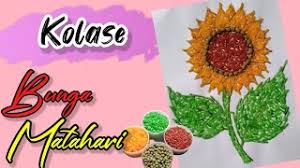 Minyak biji bunga matahari adalah minyak non volatil yang dihasilkan dari biji bunga matahari (helianthus annuus). Belajar Cara Membuat Kolase Bunga Matahari Dengan Biji Bijian Kolase Biji Bijian
