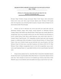 Jabatan ketua pengarah tanah & galian negeri kelantan. 2