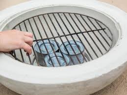 Using different shaped bowls could provide some awesome designs. How To Make A Concrete Fire Bowl Hgtv