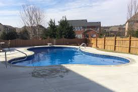 Pool And Spa Depot 23 X 36 Concrete Wall Pool Grey Flagstone Coping Siesta Sand Liner Pattern Diving Board Spa Pool Pool Concrete Wall
