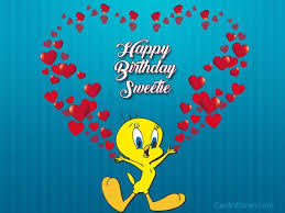 Message 7th Birthday Wishes For Daughter Happy Birthday Witty Tweety Happy 7th Birthday Birthday Cartoon Happy Birthday Images