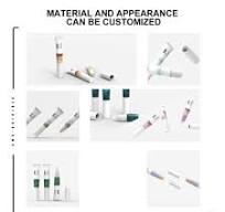 Small Tube 10ml 15ml 20ml 30ml Plastic Squeeze Custom Long Nose Nozzle  Cosmetic Eye Cream Tube