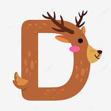 A, b, c, d, e, f, gaston. Flat Cartoon Alphabet Animal Cute Deer Letter D For Kids Isolated Vector Letter A Clipart Alphabet Isolated Alphabet Art Png And Vector With Transparent Background For Free Download