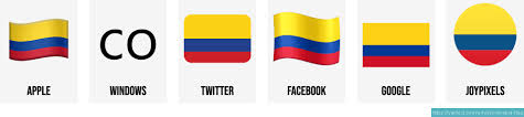 Smileys & emotion people & body food & drink travel & places activities objects symbols flags random. Flag Of Colombia Emoji