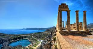 300 Bce Temple Of Athena Lindia Acropolis Of Lindos Rhodes An Elegant Answer To The Corner Conflict Greece Greek Islands Agrigento