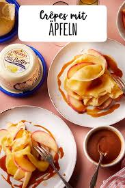 Crepes Mit Apfeln Und Salzbutter Karamell Creme Rezept Rezept Lebensmittel Essen Crepes Rezepte