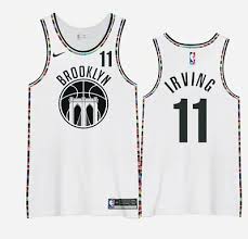 In an attempt to replicate the artist's scrawled type. Kyrie Irving Brooklyn Nets City Edition Nba Jersey Ebay
